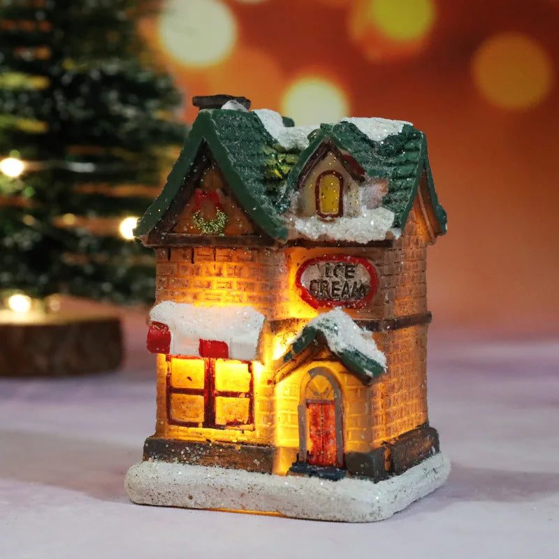 LED Christmas House Light – Festive Miniature Holiday Decoration